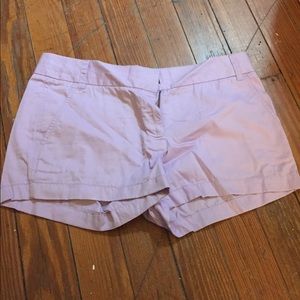 Lavender J. Crew Chino Shorts 4”